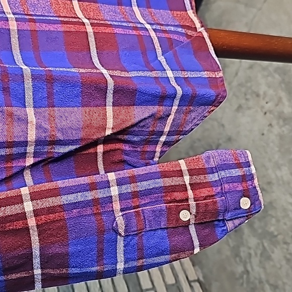 J Crew Flannel Shirt 1/2 Zip Sz Sm - Picture 3 of 13